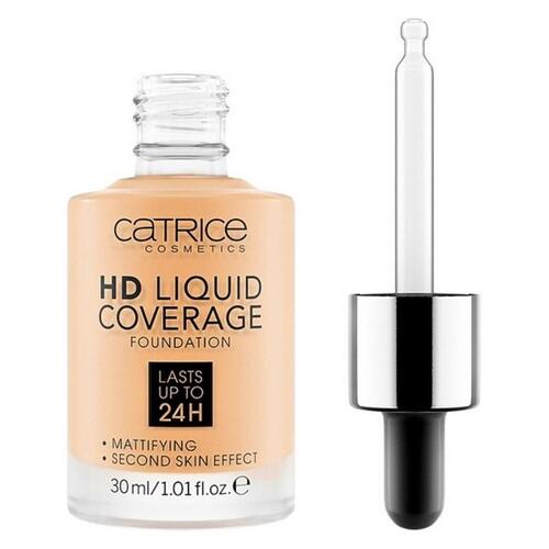 Flydende makeup foundation Hd Liquid Coverage Foundation Catrice 046-camel bei