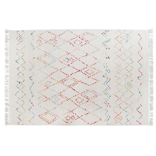 Tæppe - multifarvet romber 200 × 290 cm
