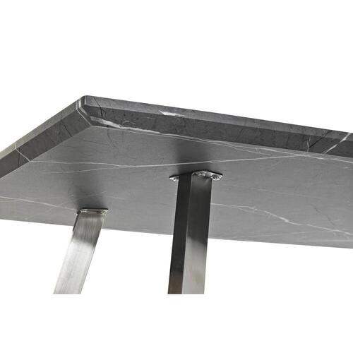 Spisebord Sort Stål Træ MDF 160 x 90 x 76 cm