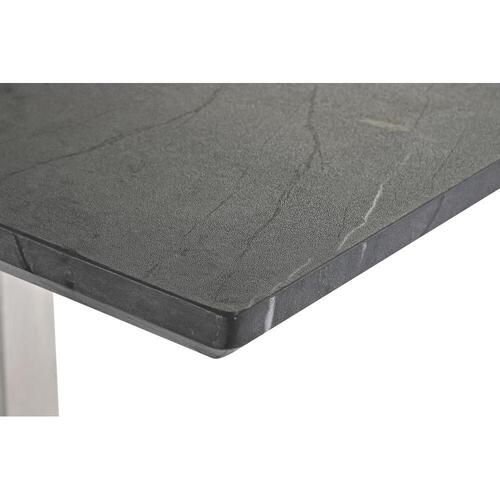 Spisebord Sort Stål Træ MDF 160 x 90 x 76 cm