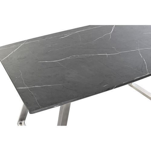Spisebord Sort Stål Træ MDF 160 x 90 x 76 cm
