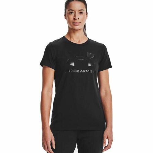 Kortærmet T-shirt til Kvinder Under Armour Sportstyle Sort M