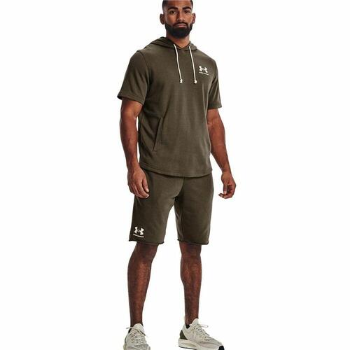 Bokser til voksne Under Armour Rival Terry Mænd Oliven S