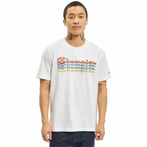Kortærmet T-shirt Champion Crewneck Hvid XS