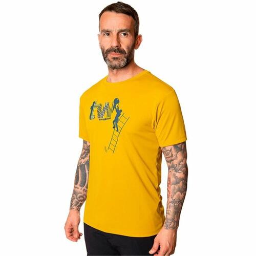 Kortærmet T-shirt til Mænd Trangoworld Konak Gul M
