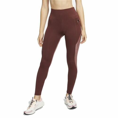 Sport leggings til kvinder Nike Air Dri-FIT Fast Brun S