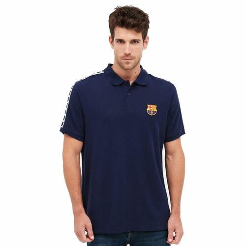 Kortærmet Polotrøje til Mænd F.C. Barcelona Marineblå XL