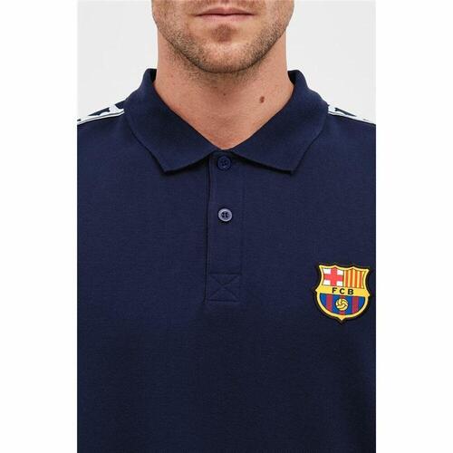 Kortærmet Polotrøje til Mænd F.C. Barcelona Marineblå XL
