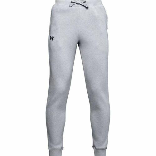 Træningsdragt til børn underdele Under Armour Rival Grå 7 år