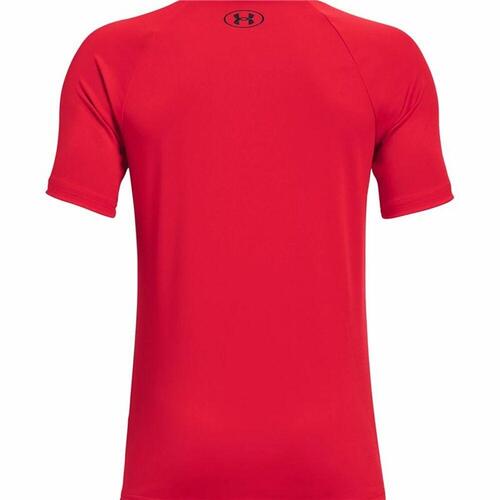 Børne Kortærmet T-shirt Under Armour Tech Big Logo Rød 7 år