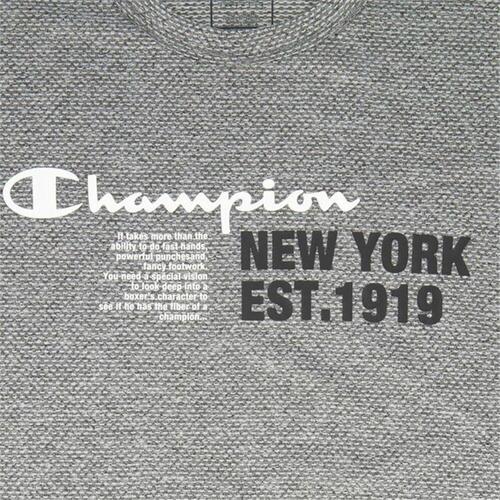 Kortærmet T-shirt til Mænd Champion Crewneck Mørkegrå L