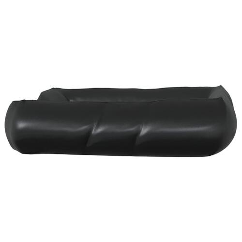 Hundeseng 80x68x23 cm kunstlæder sort