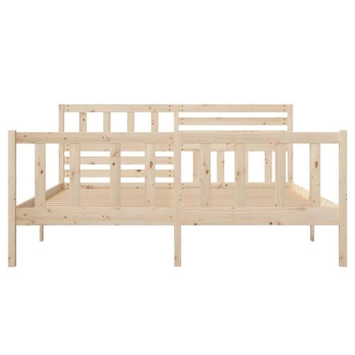 Sengeramme 140x190 cm massivt træ