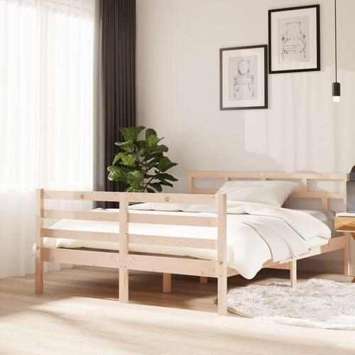 Sengeramme 140x190 cm massivt træ
