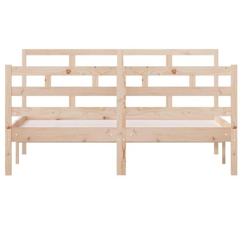 Sengeramme 140x190 cm massivt træ