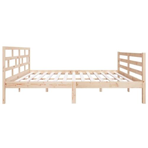 Sengeramme 140x190 cm massivt træ