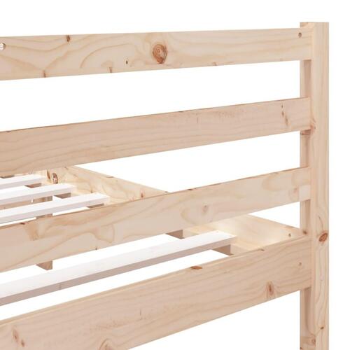 Sengeramme 140x190 cm massivt træ