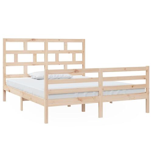 Sengeramme 160x200 cm massivt træ