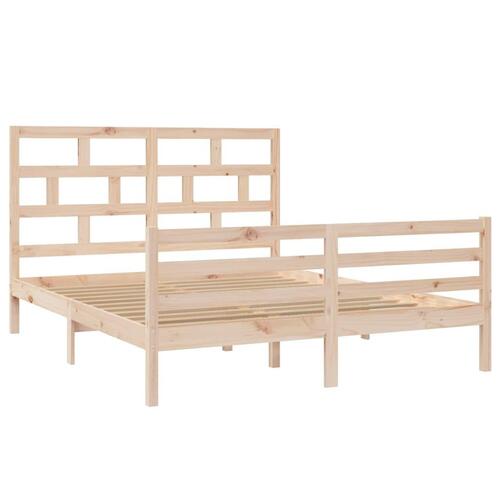 Sengeramme 160x200 cm massivt træ