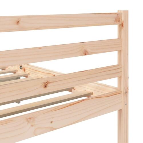 Sengeramme 200x200 cm massivt fyrretræ
