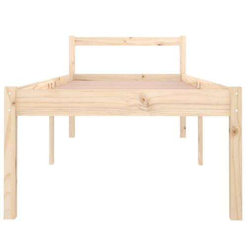 Seniorseng enkeltseng 75x190 cm massivt fyrretræ