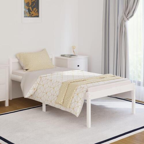 Seniorseng 90x190 cm enkeltseng massivt fyrretræ