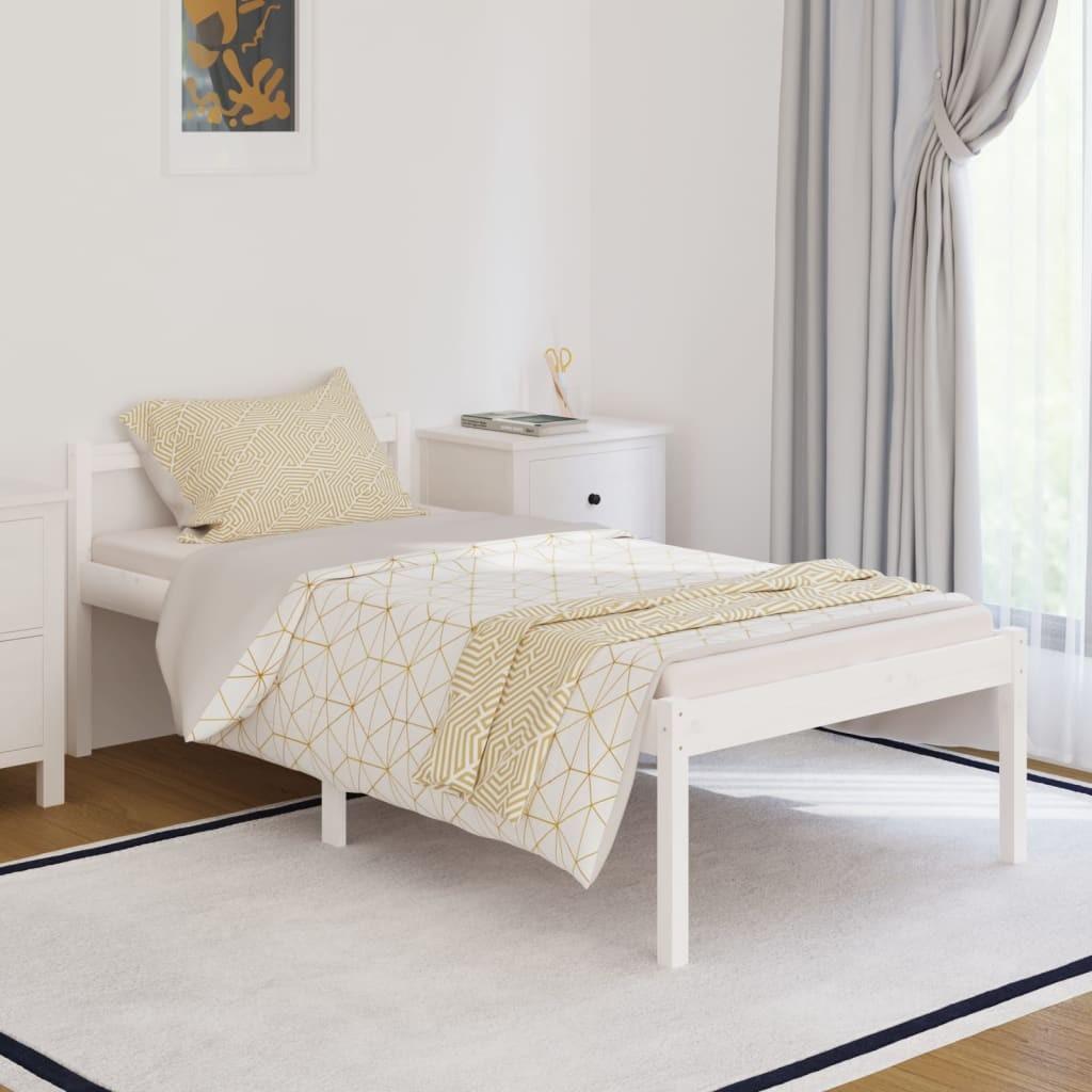 Seniorseng 90x190 cm enkeltseng massivt fyrretræ