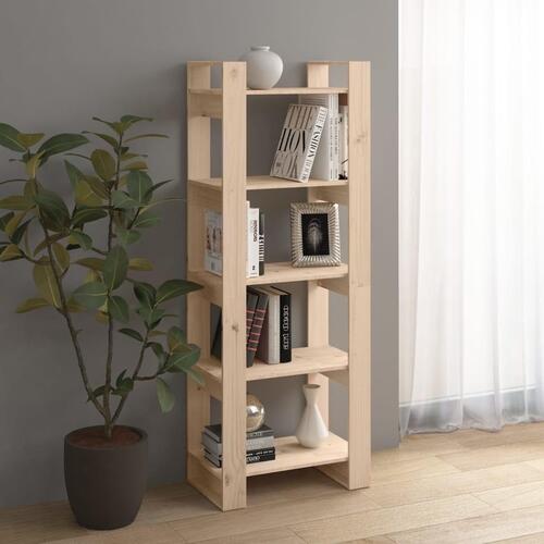 Bogreol/rumdeler 60x35x160 cm massivt træ