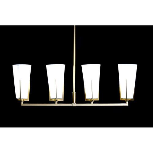 Loftslampe Gylden Hvid (67 x 14 x 22 cm)