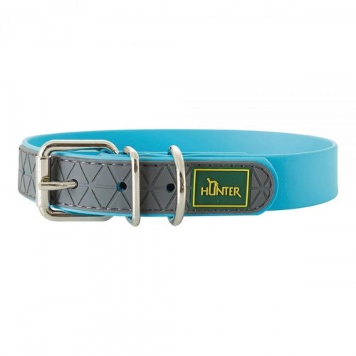 Hunter hundehalsbånd Convenience - turkisblå, 38-46 cm