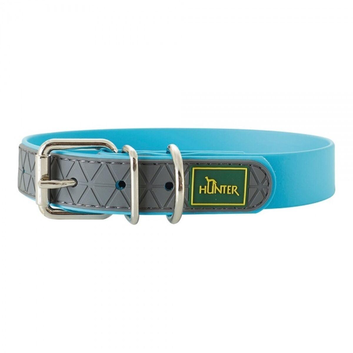 Hunter hundehalsbånd Convenience - turkisblå, 38-46 cm