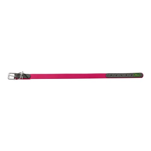 Hunter hundehalsbånd Convenience - Pink, str. M (38-46 cm)