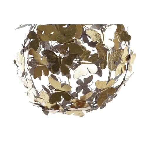 Loftslampe Guld Gylden Metal 50 W 42 x 42 x 49 cm