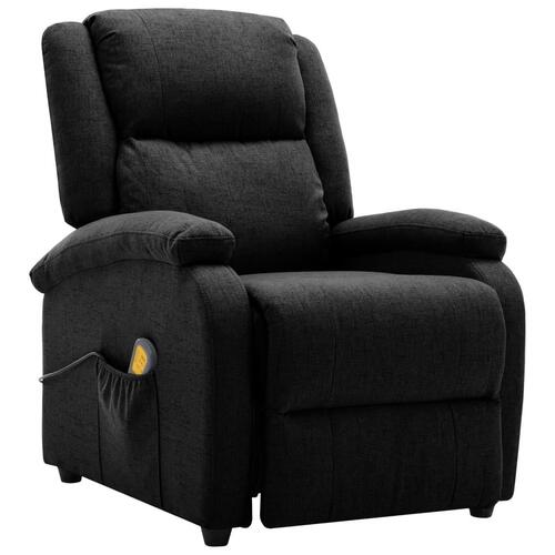Massagestol stof sort