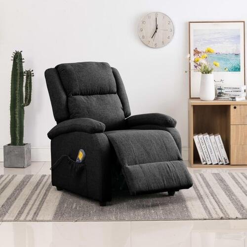 Massagestol stof sort
