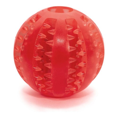 Gloria hundelegetøj - tandpleje bold i TPR, 6 cm (mix farver)