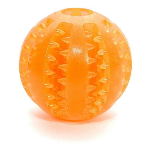 Gloria hundelegetøj - tandpleje bold i TPR, 6 cm (mix farver)