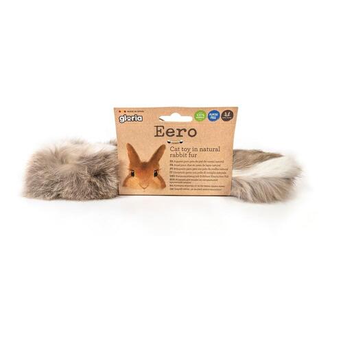 Gloria Eero kattelegetøj - pude i naturlig pels 24 × 7 cm