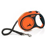 Hundesnor Flexi XTREME 5 m Orange Størrelse L