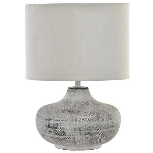 Bordlampe 40W Grå Hvid 230 V 40 W (2 enheder) (22 x 22 x 31 cm)