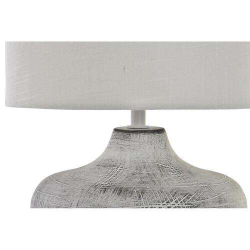 Bordlampe 40W Grå Hvid 230 V 40 W (2 enheder) (22 x 22 x 31 cm)
