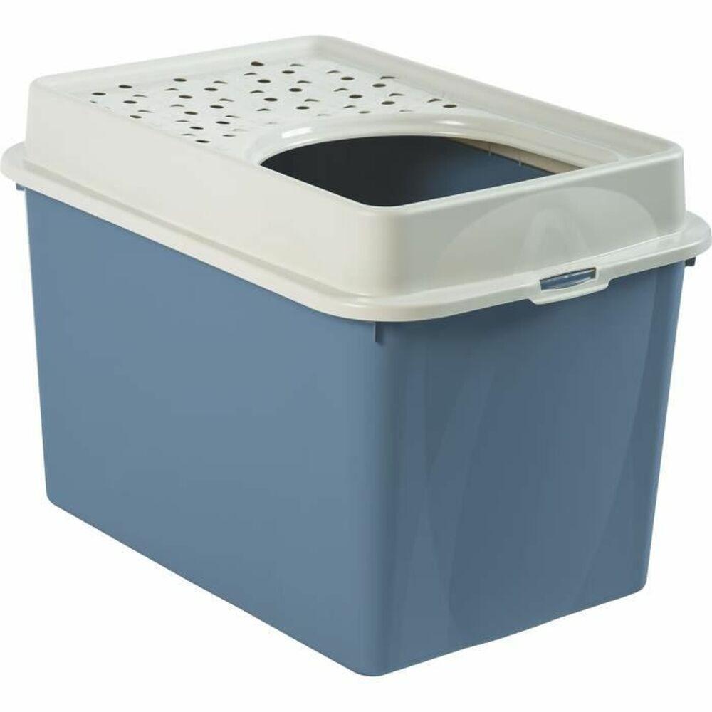 Kattebakke Rotho My Pet BERTY 57 x 40 x 33 cm Blå/hvid