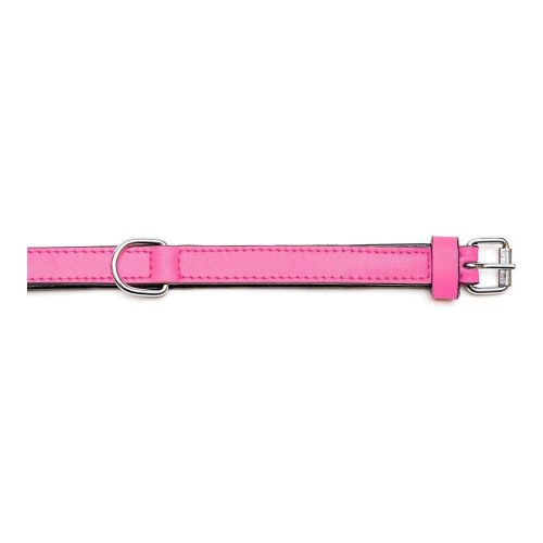 Gloria hundehalsbånd med puder - fuchsia, 50 à 2,5 cm