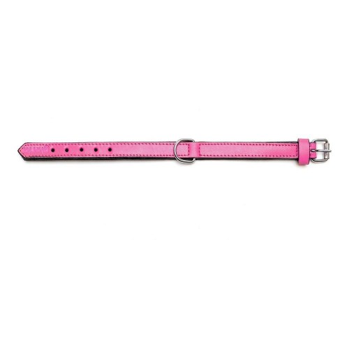 Gloria hundehalsbånd med puder - fuchsia, 50 à 2,5 cm