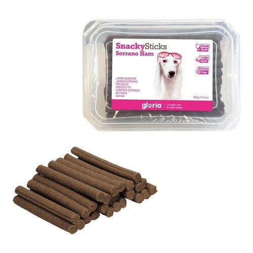 Hundesnack Gloria Snackys Sticks Jamón skinke (350 g)