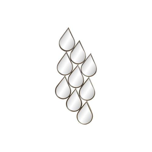 Vægspejl Spejl Gylden Metal (40 x 2,5 x 100 cm)
