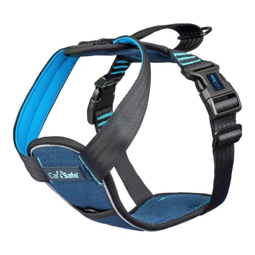 Company of Animals CarSafe hundesele - Crash Tested, blå, XS (hals 34 cm)