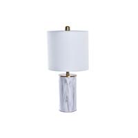 Bordlampe Gylden Hvid 220 V 50 W Moderne (23 x 23 x 47 cm)