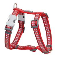 Hundesele Red Dingo Ben Reflekterende 25-39 cm Rød