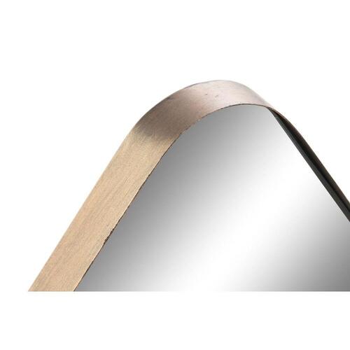 Vægspejl Sort Metal (110 x 6 x 70 cm)